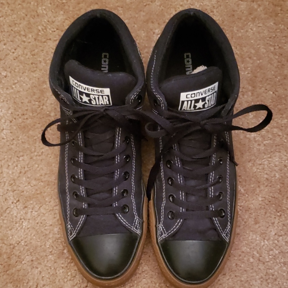 Men's Black and white Converse